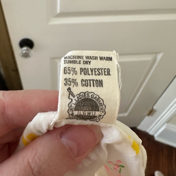 Vintage union made Peignoir set cottage core - Picture 12 of 16